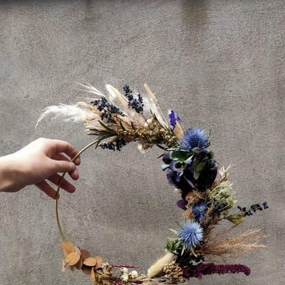 WORKSHOP - DROOGBLOEMENKRANS MAKEN