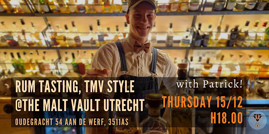 Rum tasting / TMV Style @ The Malt Vault Utrecht