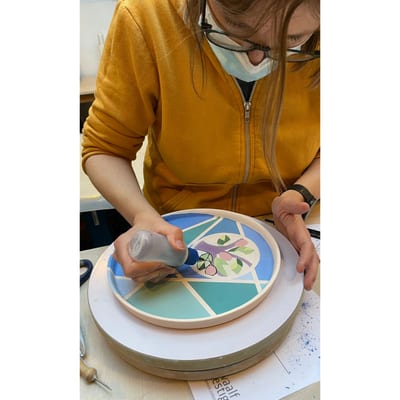 Workshop glazuur l Decoreren met onderglazuur