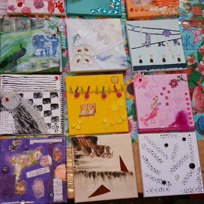 Workshop Collage Mixed Media