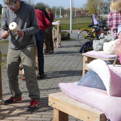 Workshop 5 daagse beeldhouwen in steen