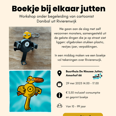 Workshop Boekje bij elkaar jutter