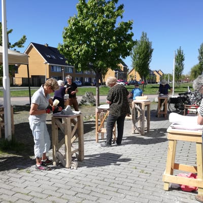 Wekelijkse lessen Beeldhouwen in steen