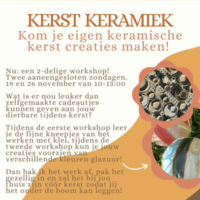 KERAMIEK WORKSHOP: KERST SPECIAL