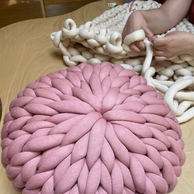 Workshop ARMbreien - Kussen maken