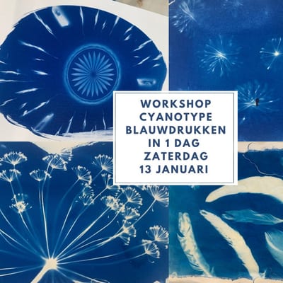 Workshop Cyanotype blauwdrukken