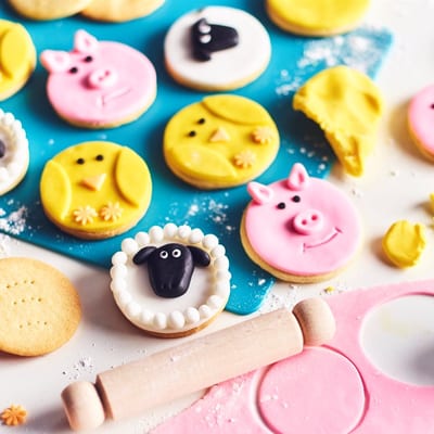 Dierenkoekjes versieren