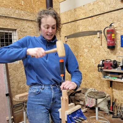 Cursus houtbewerking: krukje maken