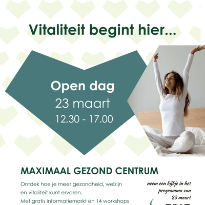 Open dag Maximaal Gezond Centrum