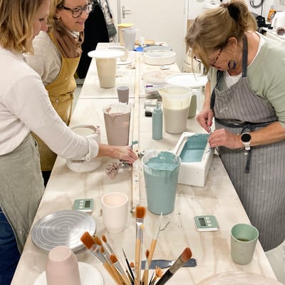Porselein cursus - BASIS mal maken