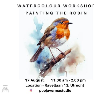 Watercolour Workshop "Painting The Robin"
