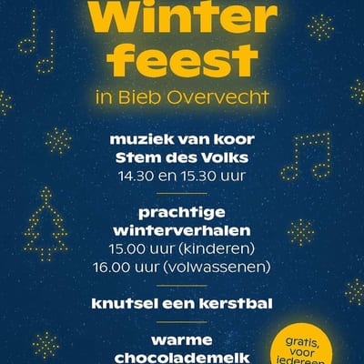 Winterfeest in de Bieb Overvecht