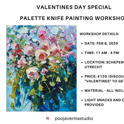 Valentine’s Day Special: Palette Knife Painting Workshop