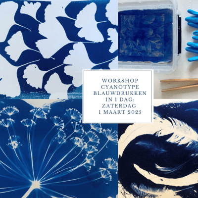 Workshop Cyanotype blauwdrukken in 1 DAG!