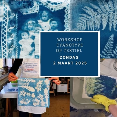 Workshop Cyanotype op TEXTIEL