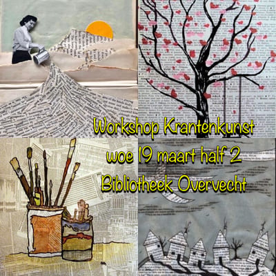 Workshop Krantenkunst