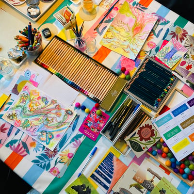 Workshop Magie van Kleur | Intuïtief Tekenen