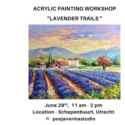 Lavender Trails - Acrylic Painting Workshop