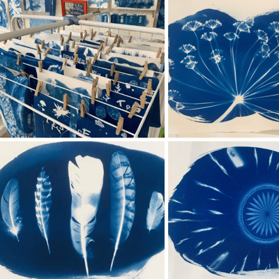 Workshop Cyanotype blauwdrukken in 1DAG!