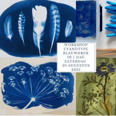 Workshop Cyanotype blauwdrukken in 1 DAG!