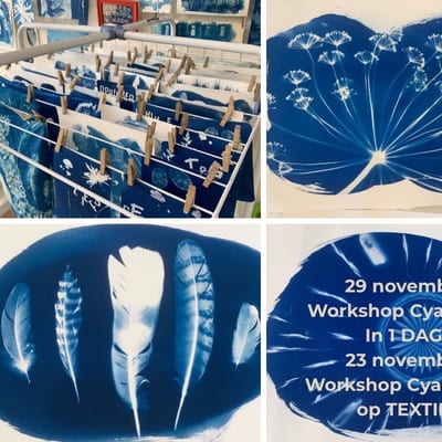 Workshop Cyanotype op Textiel