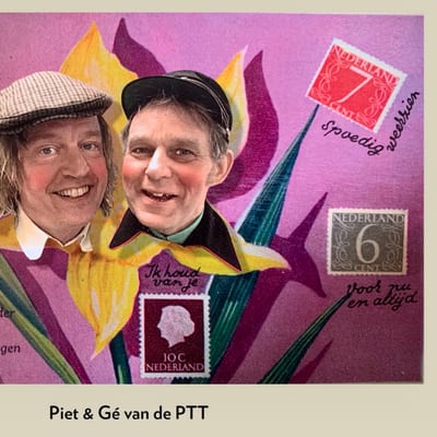 Piet en Gé van de PTT zingen u en uw dierbaren een hart onder de riem