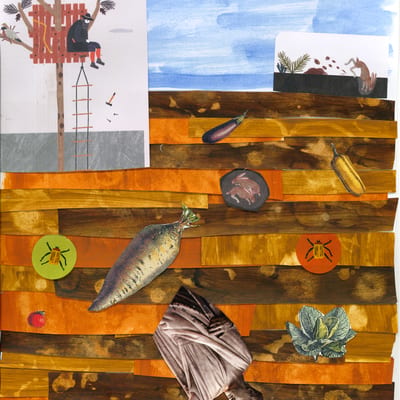 Collage maak reeks, De wereld in detail