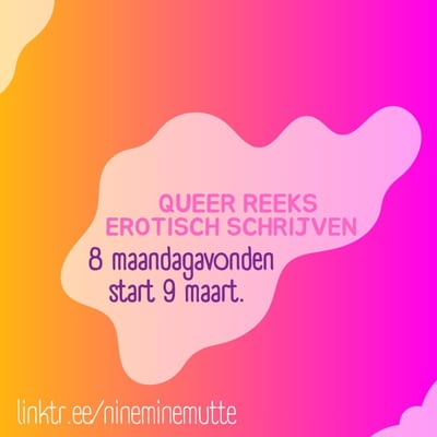 Erotisch schrijven - Queer Schrijfgroep (8 sessies)