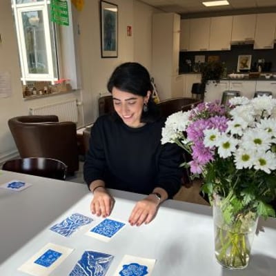 Lino Workshop: “Vrouw, Leven en Vrijheid”