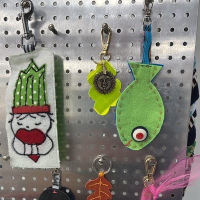 Zelf een sleutelhanger maken van restjes