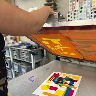 1-daagse zeefdrukworkshop