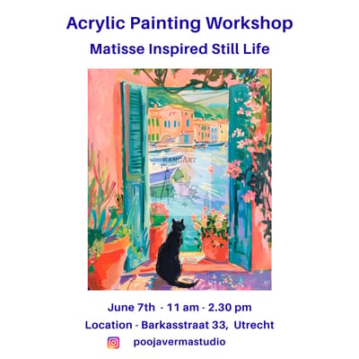 Matisse Inspired Still Life - Acrylic painting Workshop
