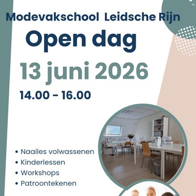 open dag 13 juni 2026 14.00 tot 16.00