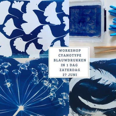 Workshop Cyanotype blauwdrukken in 1 DAG!