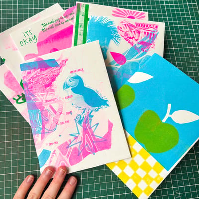 Make your own riso notebook workshop