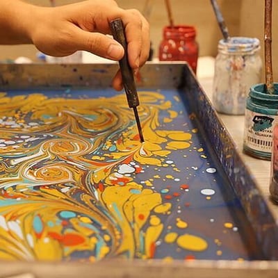 Opening tentoonstelling en workshop: Ebru Kunst
