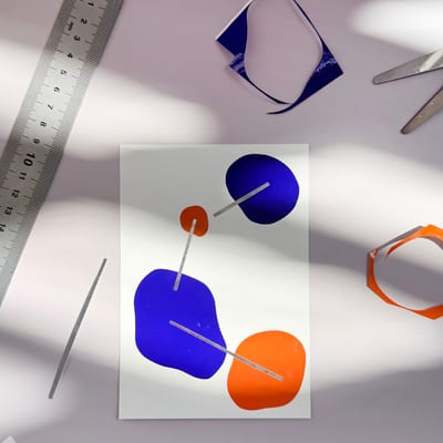 Sticky Studio Night (kleurrijke collages, vette composities en graphic design)
