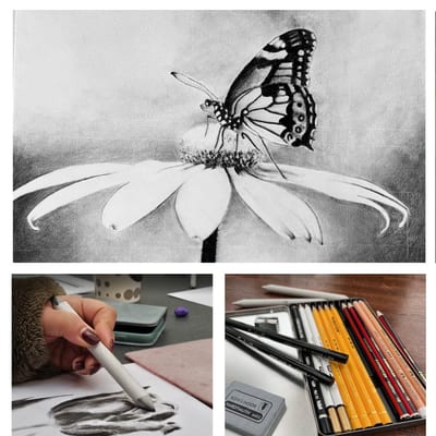 Workshop botanisch tekenen met grafiet en houtskool