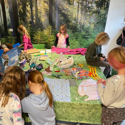 TEXTIEL-CLUB voor kinderen op de woensdagmiddag